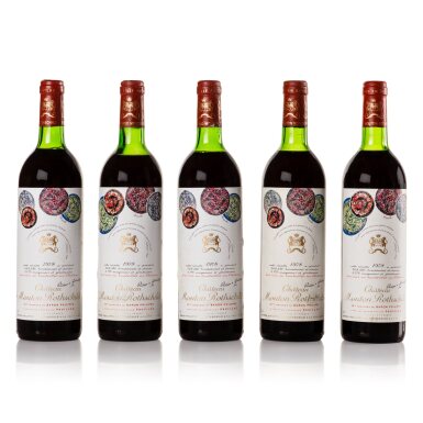 View full screen - View 1 of Lot 295. Château Mouton Rothschild 1978 (10 BT).