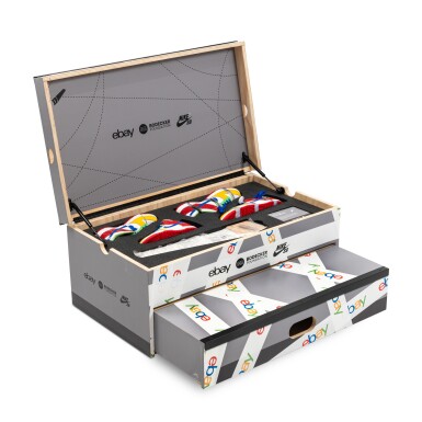 View full screen - View 1 of Lot 11. Nike SB x eBay Tribute Dunk Box Set 2022 | Size 9 & 15.