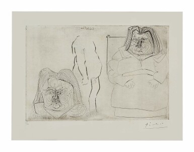 View full screen - View 1 of Lot 53. PABLO PICASSO | BALZAC, D'APRÈS RODIN (B. 713; BA. 899).