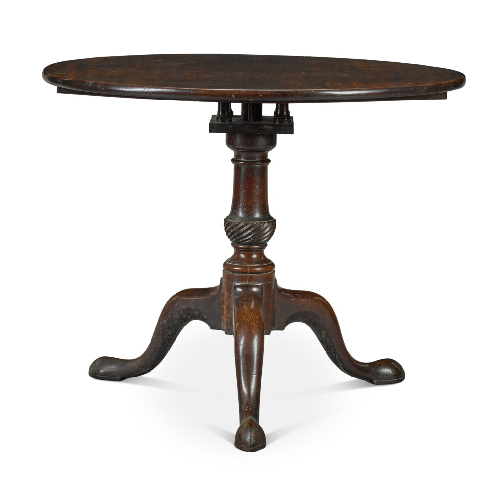 View full screen - View 1 of Lot 82. A George II mahogany tripod table, circa 1750.