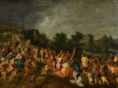 View full screen - View 1 of Lot 107. Christ on the road to Calvary.