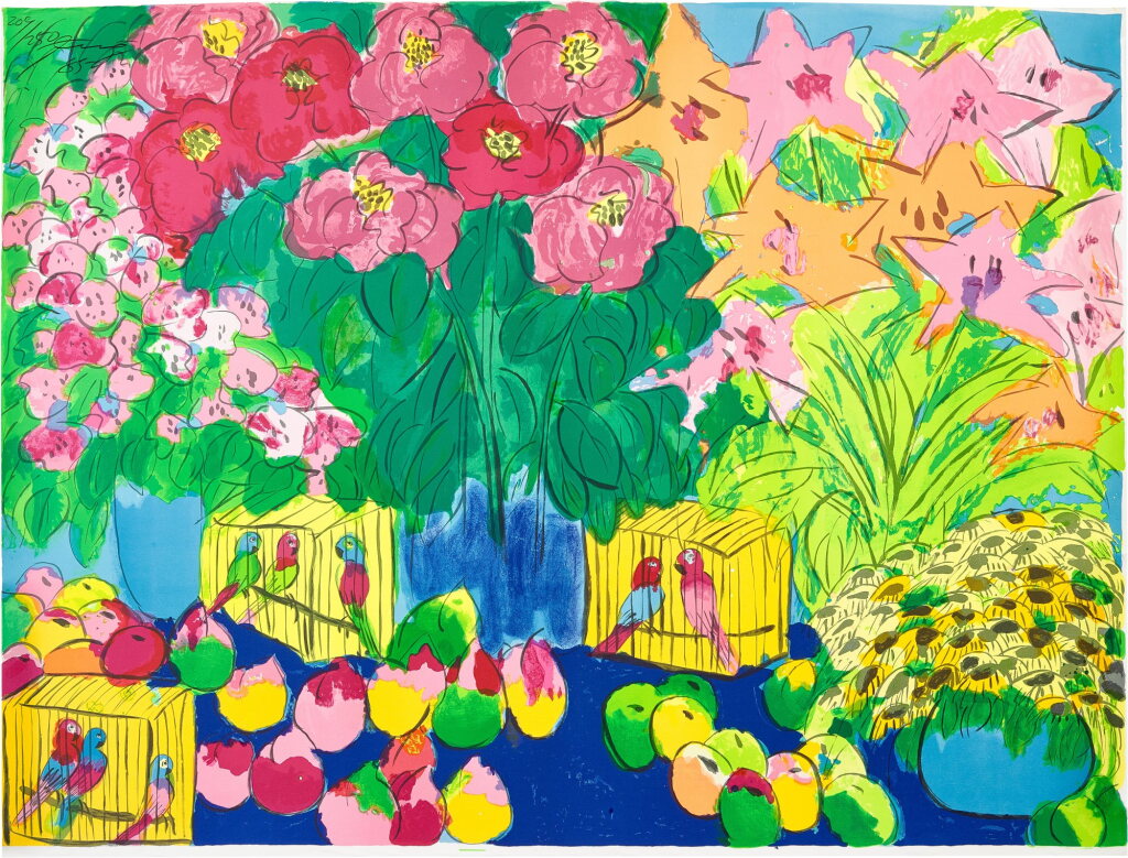 View full screen - View 1 of Lot 504. Walasse Ting 丁雄泉 | Endlessly 不休.
