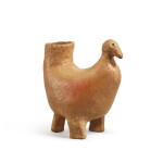 A small bird-shaped pottery tripod vessel, Probably Qijia culture, 2050-1700 B.C. 或為齊家文化 鳥形陶器
