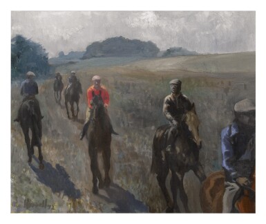 View full screen - View 1 of Lot 32. PETER HOWELL | DOWN THE STRETCH.