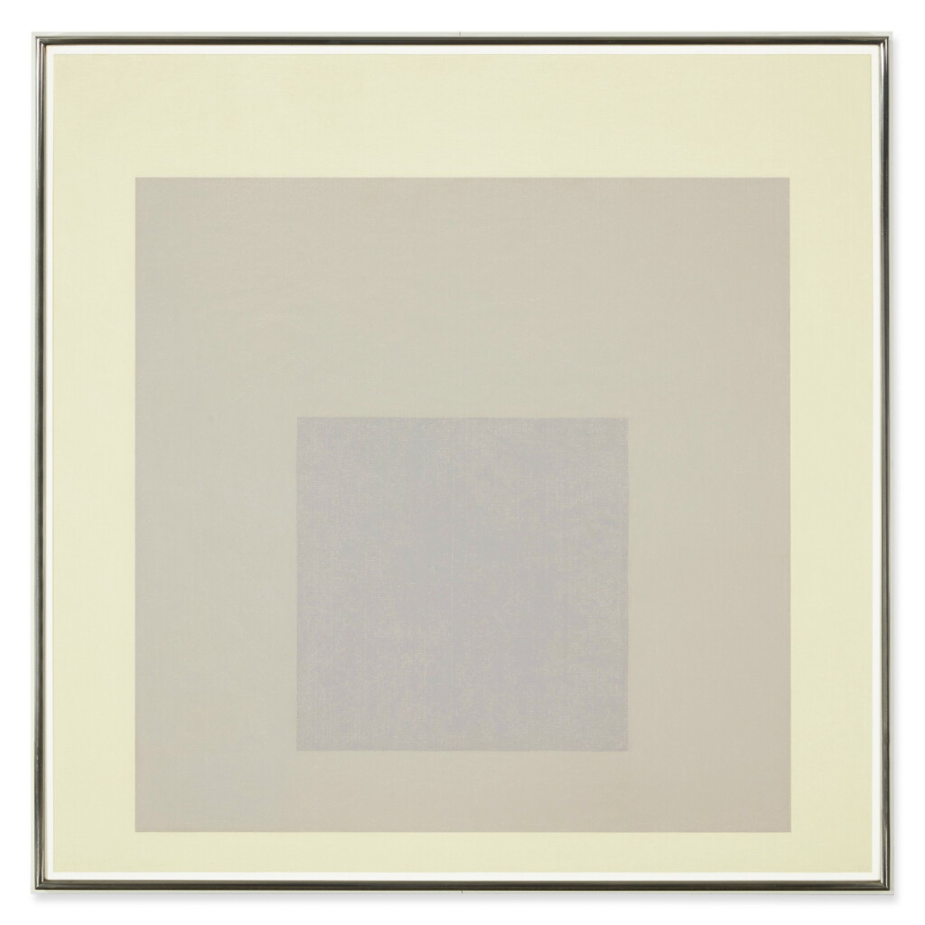 View full screen - View 1 of Lot 113. Study for Homage to the Square: Shaded Shade | 《向方形致敬習作:暗影》.