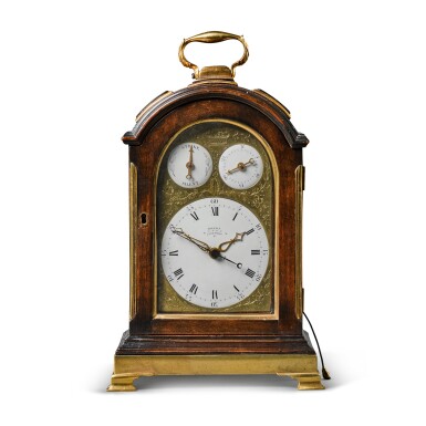 View full screen - View 1 of Lot 60. A small fruitwood table clock for the Chinese market, Thomas Weeks, London, circa 1790.