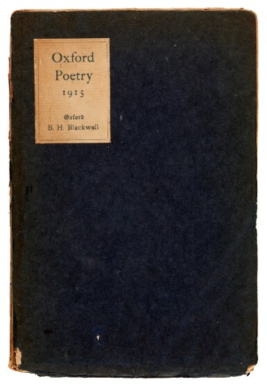 View full screen - View 1 of Lot 392. Dorothy L. Sayers (Contrib.) | Oxford Poetry 1915, Oxford, 1915, first edition, Sayers's own copy.
