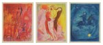 MARC CHAGALL | FOUR TALES FROM ARABIAN NIGHTS: THREE PRINTS (MOURLOT 37, 39 & 47; CRAMER BOOKS 18)