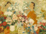 Le Pho 黎譜 | Two women with flowers 女人與花