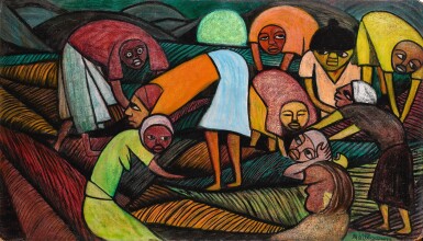 View full screen - View 1 of Lot 77. MALANGATANA NGWENYA | TRABALHO NO CAMPO.