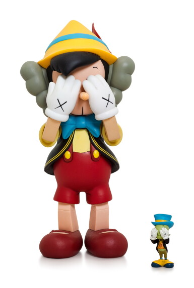 View full screen - View 1 of Lot 37. Pinocchio and Jiminy Cricket | 皮諾丘與吉米尼蟋蟀.