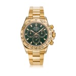 Reference 116508 Daytona A yellow gold automatic chronograph wristwatch with bracelet, Circa 2019