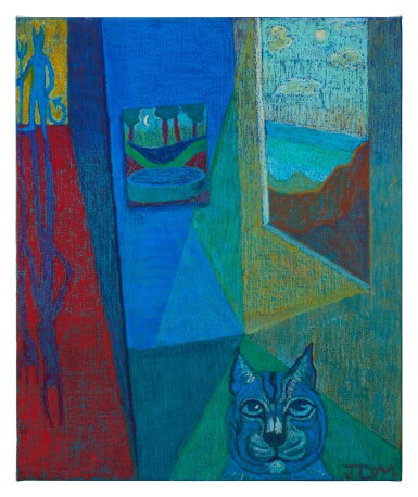 View full screen - View 1 of Lot 129. Devil Down the Hall, Paintings on the Wall .