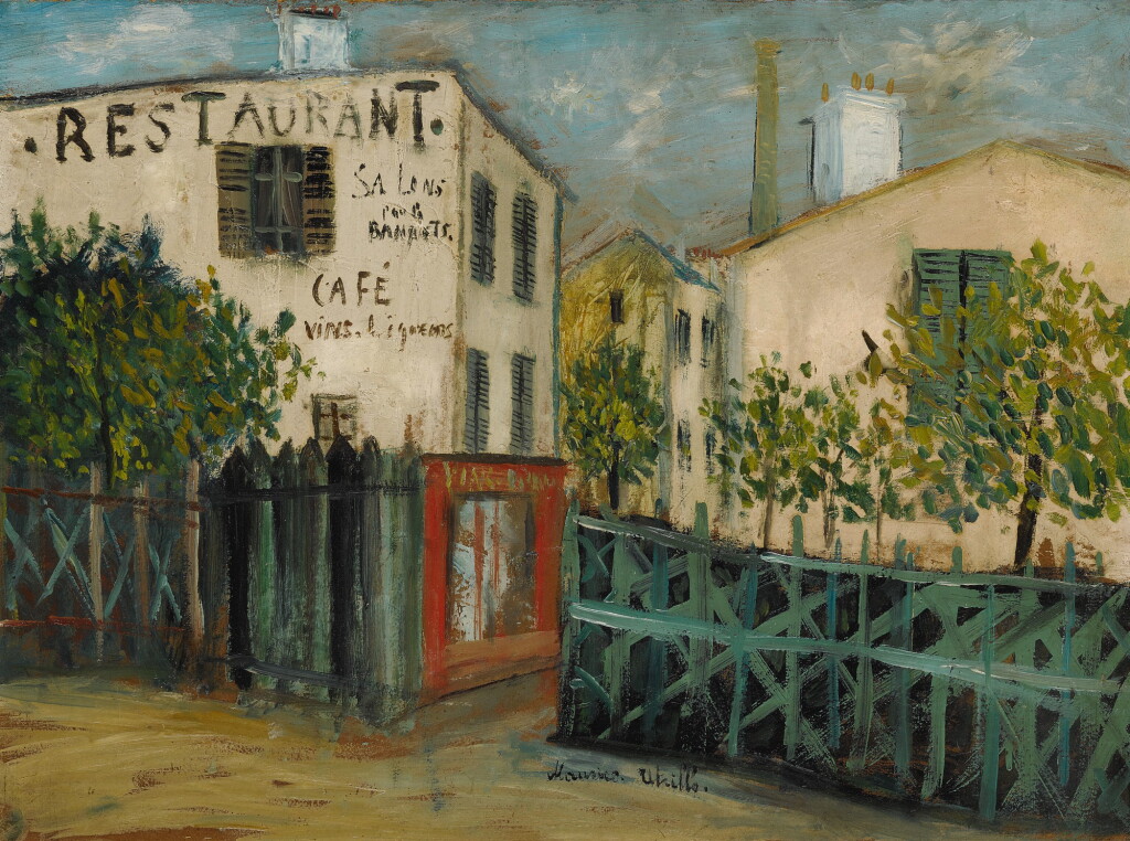 View full screen - View 1 of Lot 98. MAURICE UTRILLO | IMPASSE GIRARDON, MONTMARTRE (UN COIN DE LA BUTTE DE MONTMARTRE).
