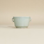 A small qingbai-glazed handled incense burner, Yuan dynasty | 元 青白雙耳琴爐