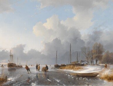 View full screen - View 1 of Lot 93. Winter landscape.