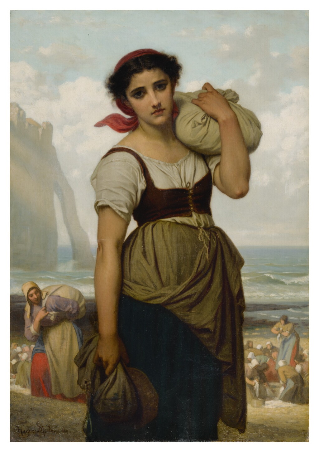 View full screen - View 1 of Lot 13. HUGUES MERLE | LAVEUSE D'ÉTRETAT .