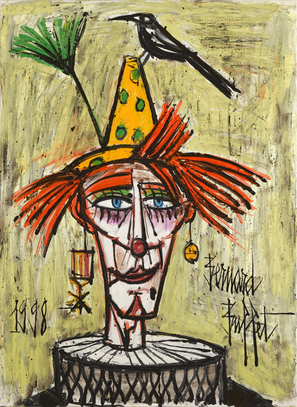 View full screen - View 1 of Lot 246. Clown à l'oiseau.