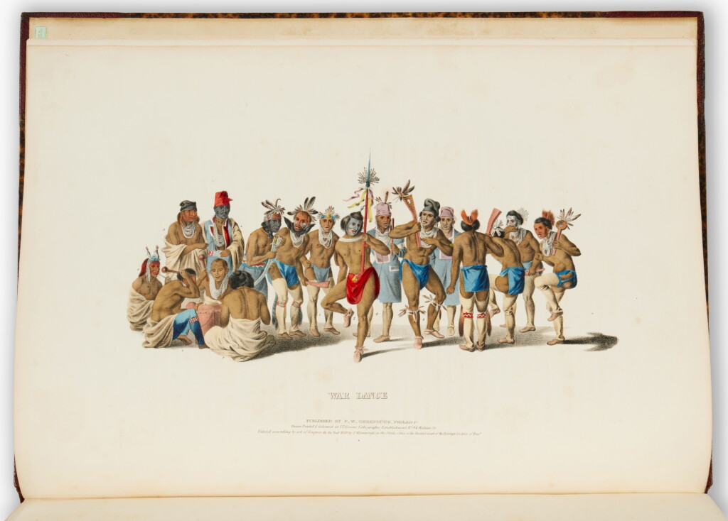 View full screen - View 1 of Lot 509. McKenney, Thomas L., and James Hall | History of the Indian Tribes of North America, a royal subscriber's copy.