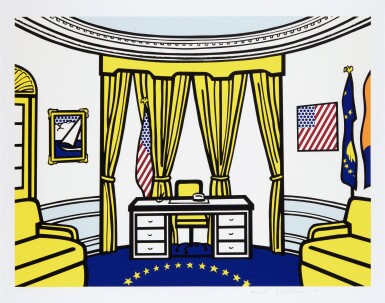 View full screen - View 1 of Lot 63. The Oval Office.