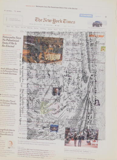 View full screen - View 1 of Lot 578. Untitled (Bataille des éperons d’or).
