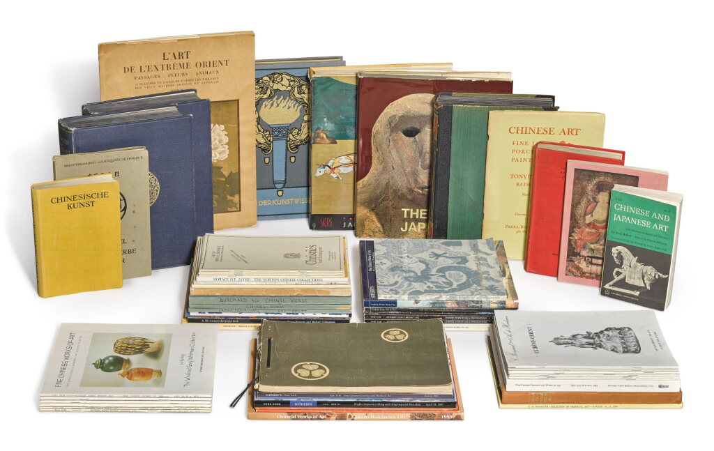 View full screen - View 1 of Lot 138. A group of sixty-two Asian art reference books, exhibition & auction catalogues | 亞洲藝術參考書籍及圖錄一組六十二本.