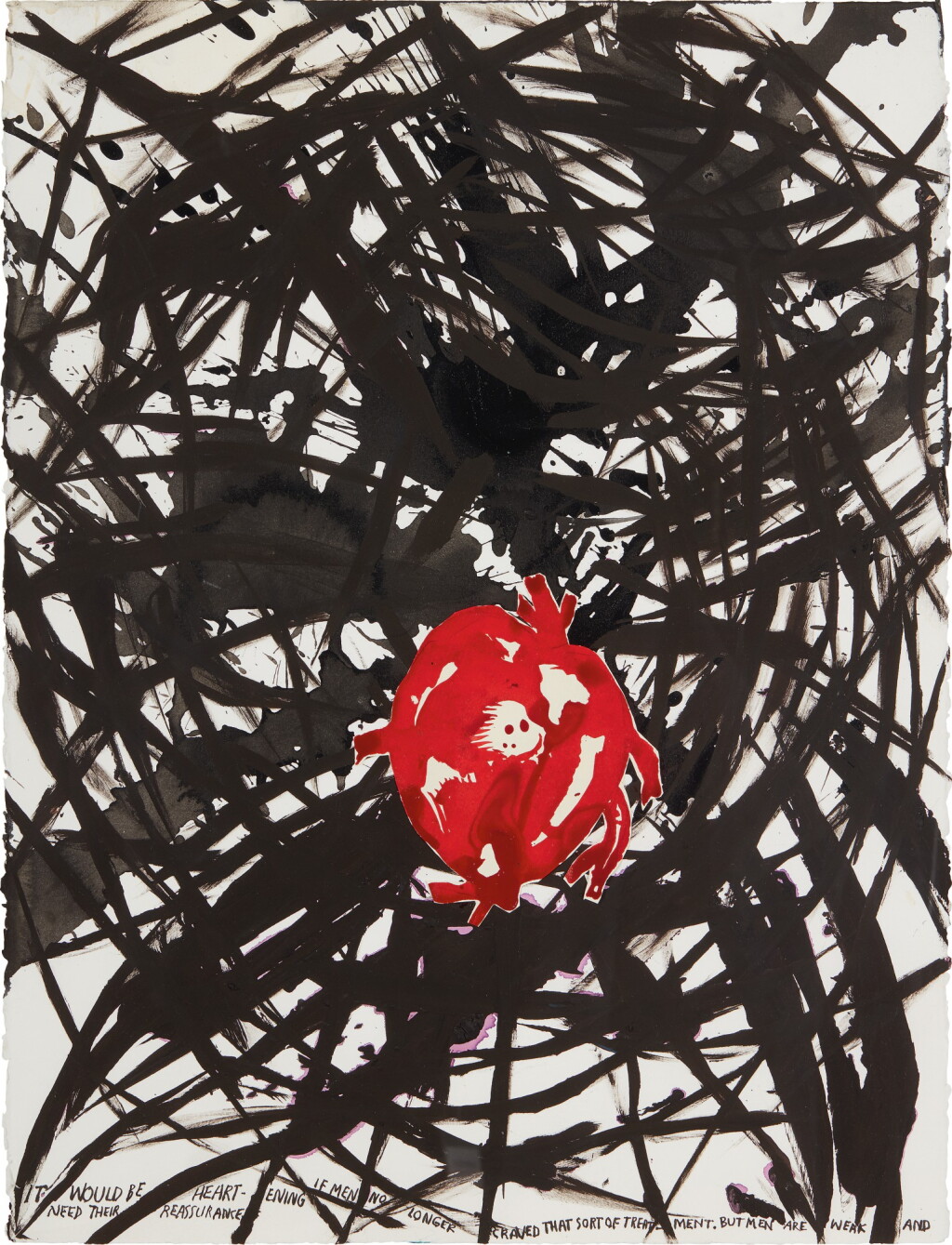 View full screen - View 1 of Lot 282. RAYMOND PETTIBON | NO TITLE (IT WOULD BE).