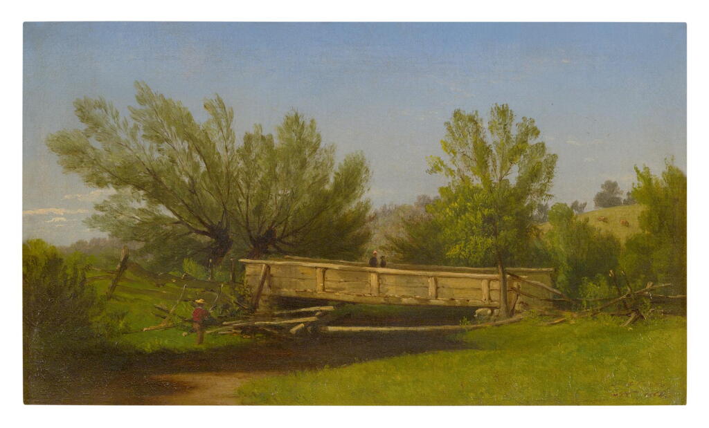 View full screen - View 1 of Lot 76. JOHN WILLIAMSON | THE OLD BRIDGE.