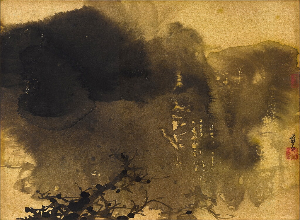 View full screen - View 1 of Lot 8090. 張大千 雨山 | Chang Dai-chien, Misty Mountain.