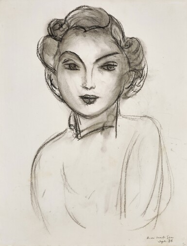 View full screen - View 1 of Lot 22. Tête de femme (Madame Paley).