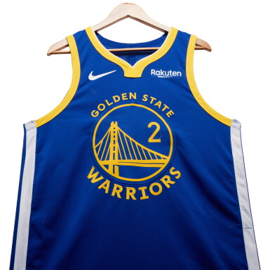 View full screen - View 1 of Lot 114. Brandin Podziemski Golden State Warriors 2023-2024 Game Worn Icon Edition Jersey.