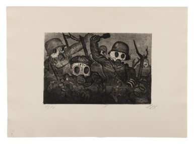 View full screen - View 1 of Lot 18. Der Krieg (Karsch 70-119).