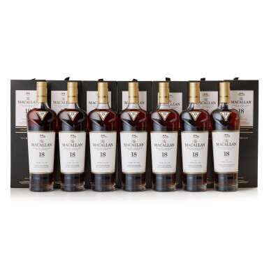 View full screen - View 1 of Lot 9347. The Macallan 18 Year Old Sherry Oak 2022 Release 43.0 abv NV (7 BT70).