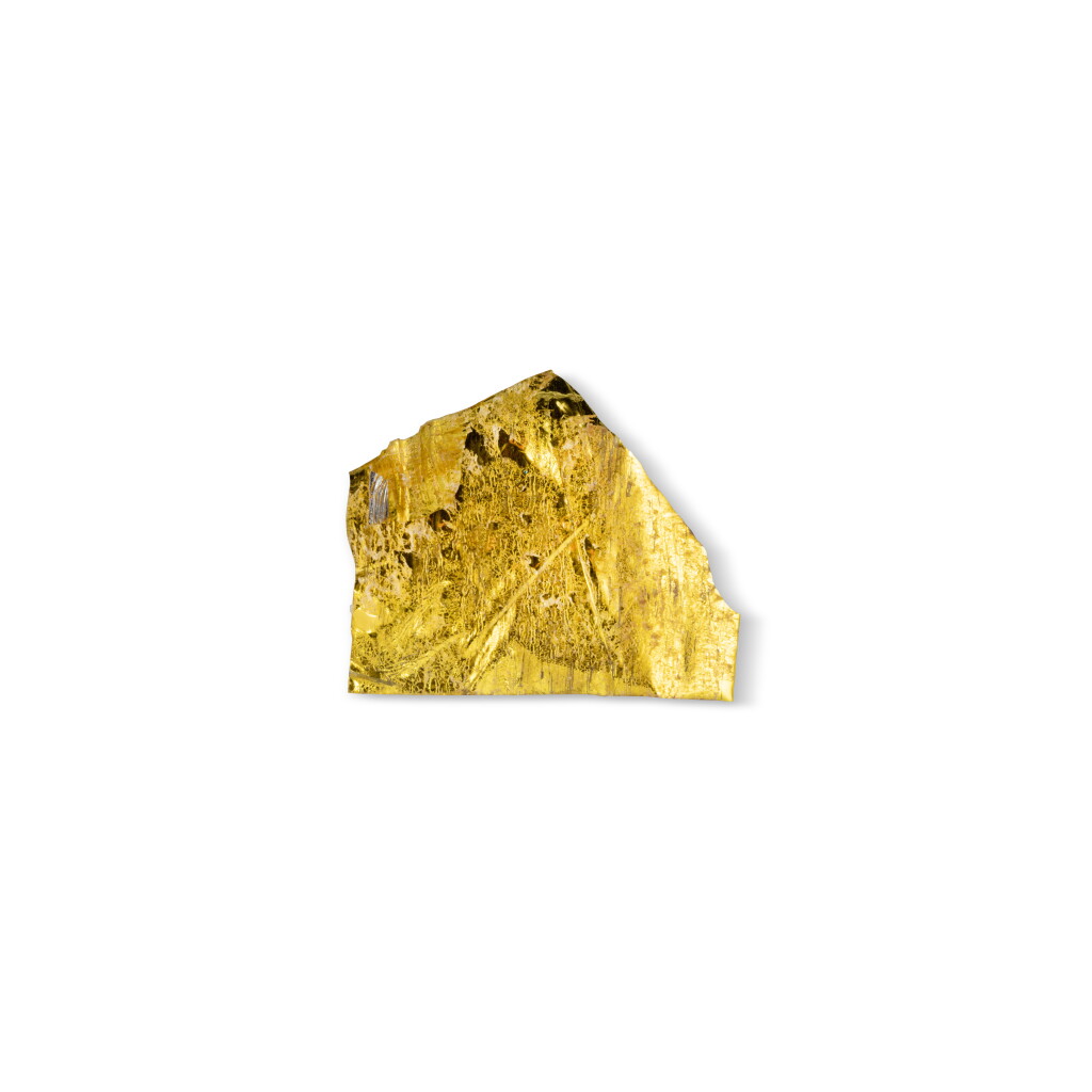 View full screen - View 1 of Lot 47. FLOWN to the Moon and exposed to the vacuum of Space on Apollo 11—a Kapton Foil Fragment from the Command Module Columbia.