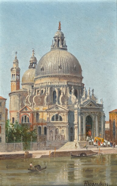 View full screen - View 1 of Lot 72. ANTONIETTA BRANDEIS | Santa Maria della Salute, Venice .