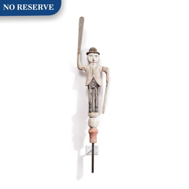 View full screen - View 1 of Lot 374. American Polychrome Paint-Decorated Whirligig, 20th Century.
