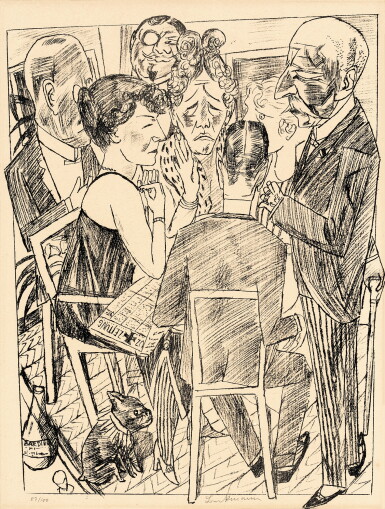 View full screen - View 1 of Lot 537. Die Enttäuschten I, from Berliner Reise (Hofmaier 214).