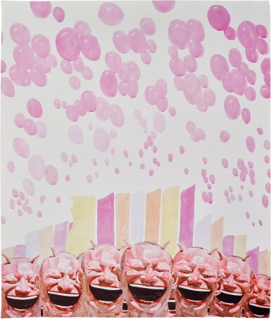 View full screen - View 1 of Lot 98. Untitled (Smile-ism No. 18) | 無題(微笑主義18號).