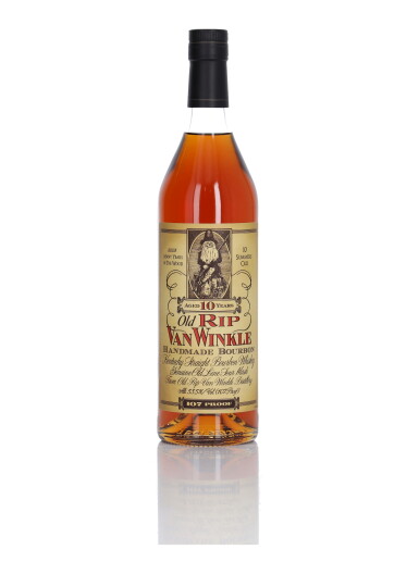 View full screen - View 1 of Lot 209. Old Rip Van Winkle 10 Year Old 107 Proof NV (1 Bottle 75cl).