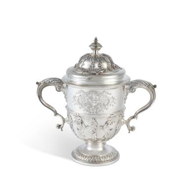 View full screen - View 1 of Lot 568. A George II Silver Cup and Cover, George Wickes, London, 1737.