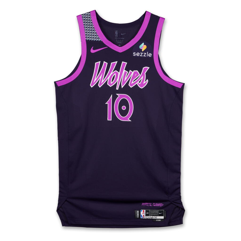 View full screen - View 1 of Lot 52. Mike Conley Minnesota Timberwolves 2025-2026 Game Worn City Edition Jersey.