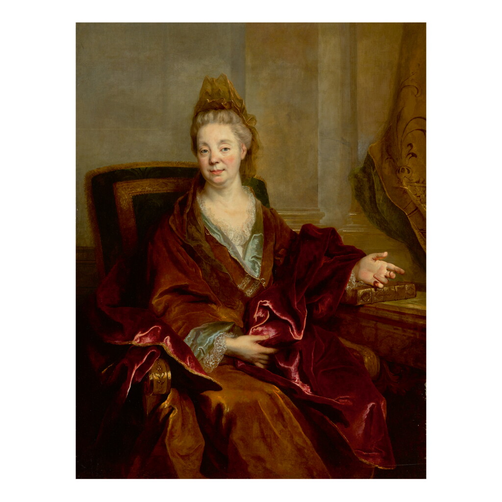 Voir en plein écran - Voir 1 du lot 83. NICOLAS DE LARGILLIERRE | PORTRAIT OF MADAME TITON, NÉE MARGUERITE BÉCAILLE.