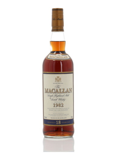 View full screen - View 1 of Lot 18. The Macallan 18 Year Old 43.0 abv 1982 (1 BT 70cl).