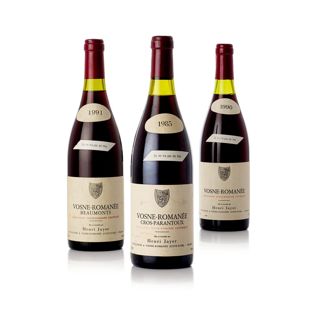 View full screen - View 1 of Lot 7020. Vosne Romanée, Cros Parantoux 1985 Henri Jayer (2 BT).