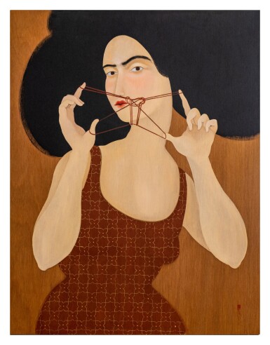 View full screen - View 1 of Lot 118. Threading My Mustache 2.