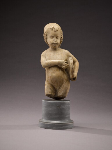 View full screen - View 1 of Lot 23. Child with tambourine.