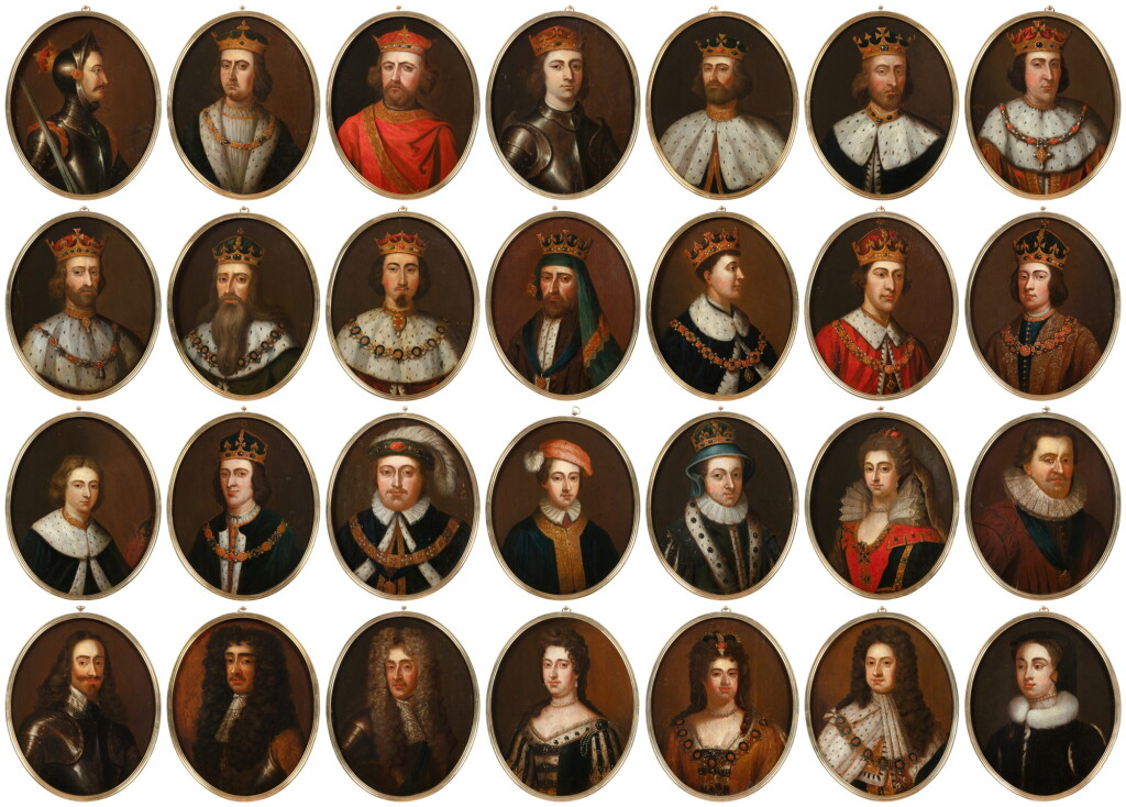 View full screen - View 1 of Lot 122. The Monarchs of England | Rois d'Angleterre.