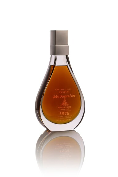 View full screen - View 1 of Lot 9. Aberfeldy 45 Year Old Crystallerie Royal de Saint Louis Single Cask Edition 1975 (1 BT70).