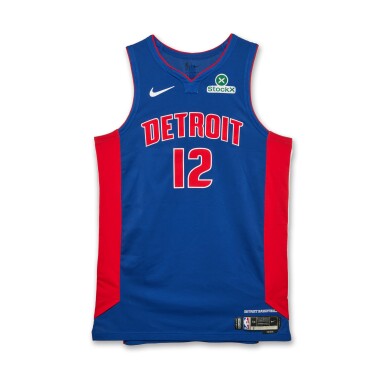 View full screen - View 1 of Lot 185. Tobias Harris Detroit Pistons 2025 NBA Playoffs Eastern Conference Round 1 Game Worn Icon Edition Jersey | Game 1 .