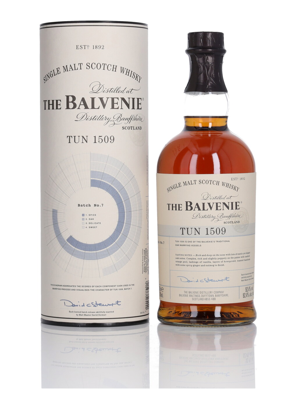 View full screen - View 1 of Lot 52. The Balvenie Tun 1509 Batch No.7 52.4 abv NV (1 Bottle 70cl).